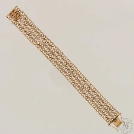 X-lenkkiranneketju, selviä käytön jälkiä, pituus 180mm ja leveys 18mm,  Paino: 21,7 g