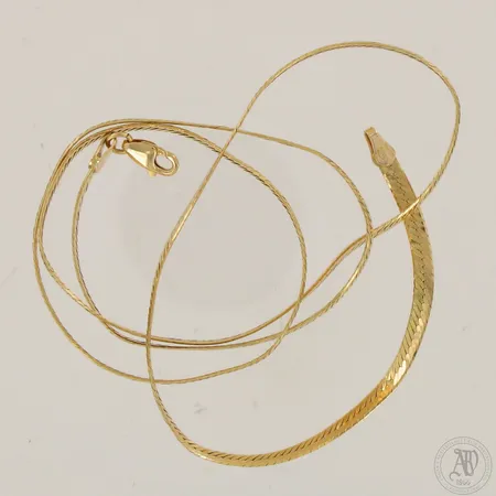 Viallinen kaulaketju, 750,  Paino: 10,9 g