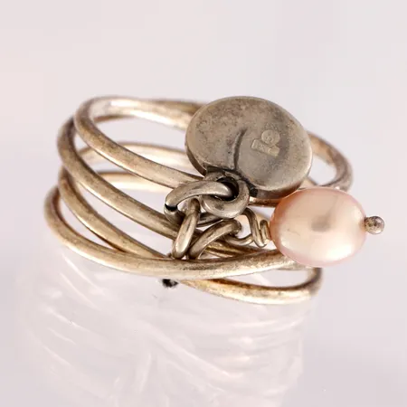 Helmisormus Kalevala Koru, Vanamo, koko 17¾, 925br, Paino: 5,7 g