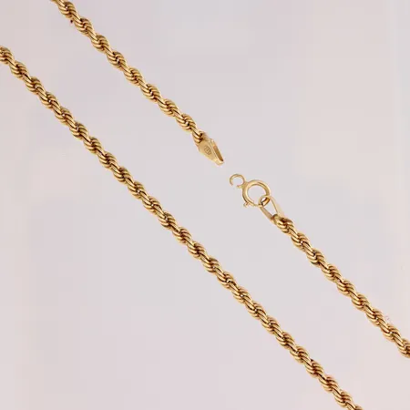 Cordell-kaulaketju, pituus 50,5cm, leveys 2mm, lukko rikki, 585,  Paino: 3,6 g