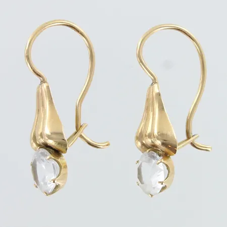 Kivikorvakorut, korkeus 23mm, 585br,  Paino: 1,8 g