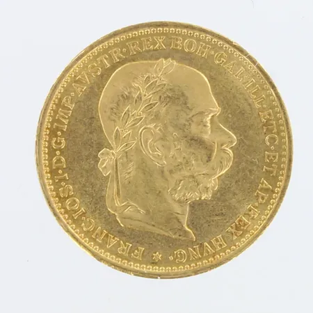 Kultaraha, 20 Corona - Franz Joseph I, 1894, 900,  Paino: 6,8 g
