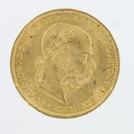 Kultaraha, 20 Corona - Franz Joseph I, 1893, 900,  Paino: 6,8 g