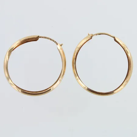Korvarenkaat, Ø28mm, taittuneet, painaumia, 585,  Paino: 2,8 g