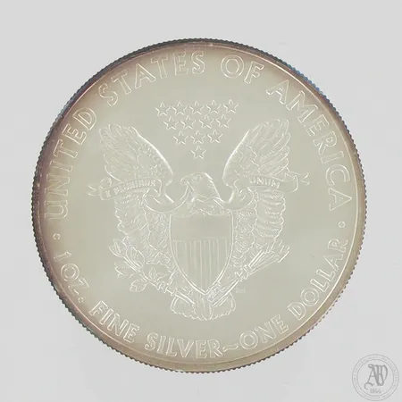 20 hopearahaa, one dollar, 2012, USA, 999, Paino: 624 g