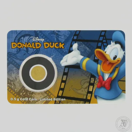 Kultakolikko, Disney Donald Duck 2016, 999,  Paino: 0,5 g