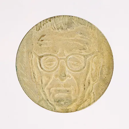 Juhlaraha, J.K Paasikivi 1970, nimellisarvo 10mk, 500, Paino: 22,6 g