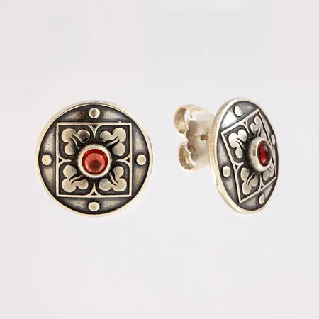 Kivikorvakorut, Kalevala Koru, Sancta Pirgitta, Ø 18mm, 925br,  Paino: 7,8 g