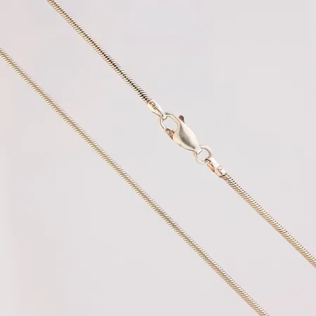 Kaulaketju, pituus 42cm, leveys 1,5mm, 925,  Paino: 7,2 g