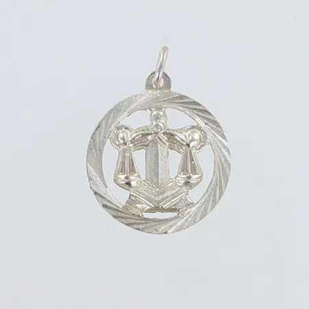 Horoskooppiriipus, Vaaka, korkeus 20mm, 830,  Paino: 1,3 g