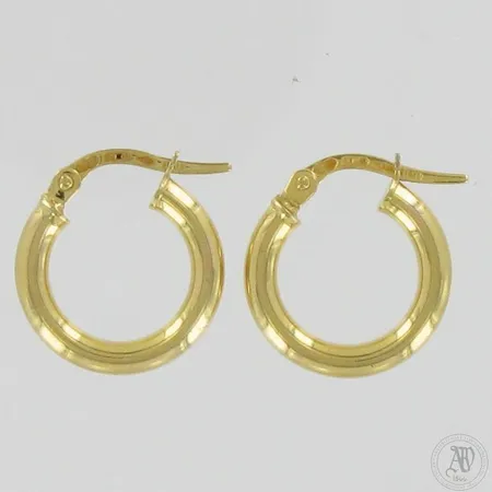 Rengas-korvakorut, Ø 15mm, 585,  Paino: 1,2 g