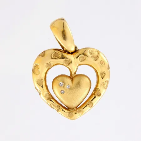 Timanttiriipus 3xn.0.005ct, korkeus 29mm, 750,  Paino: 4,7 g