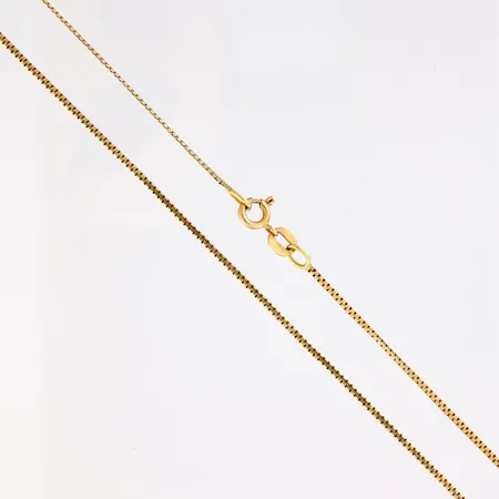 Kaulaketju, pituus 46,5cm, leveys 1mm, 585,  Paino: 2,2 g