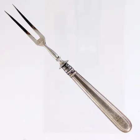 Leikkelehaarukka, kaiverrettu, pituus 145mm, 813br,  Paino: 15,4 g