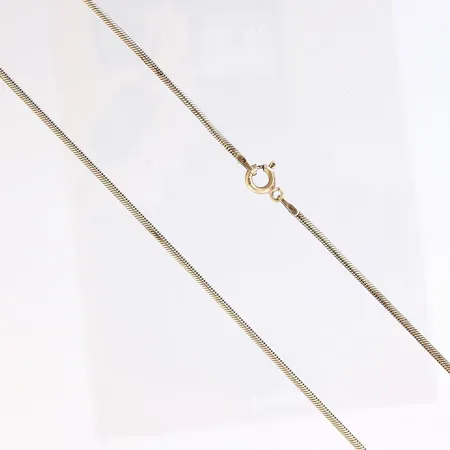 Kaulaketju, pituus 50cm, leveys 1,4mm, Kultajousi Oy, 925, Paino: 8,3 g