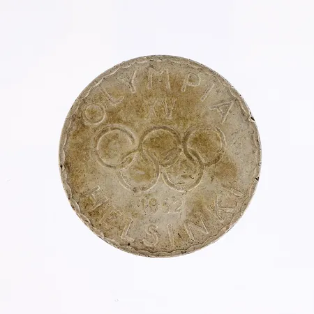 Juhlaraha, Suomi, Olympia XV Helsinki 1952, nimellisarvo 500mk, 500, Paino: 12 g