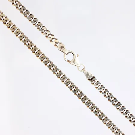 Panssarikaulaketju, pituus 60cm, leveys 3,9mm, 925,  Paino: 24,2 g