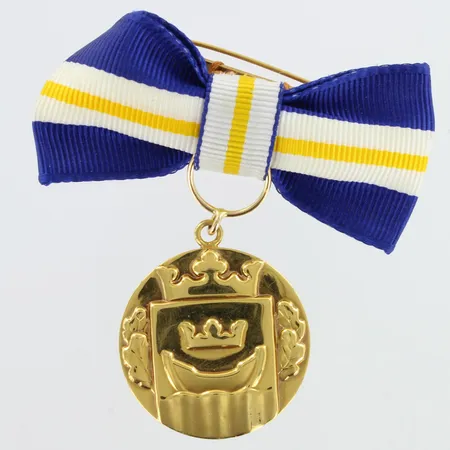 Helsinki-mitali, korkeus 64mm, Ø 30mm, 750br,   Paino: 31,1 g