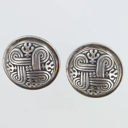 Korvakorut, Kalevala Koru, Hannun vaakuna, Ø 28mm, 925,  Paino: 20,2 g