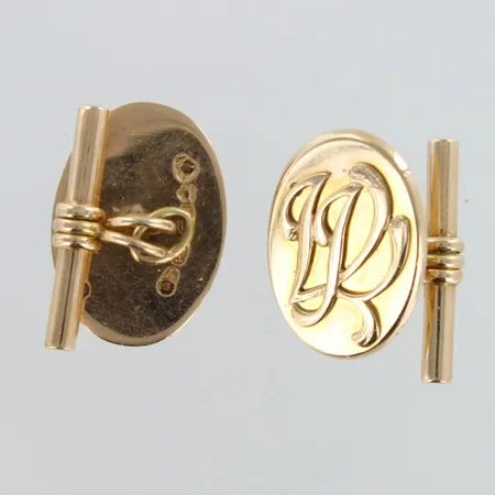 Kuvioidut kalvosinnapit, korkeus 21mm, 585,  Paino: 10,4 g