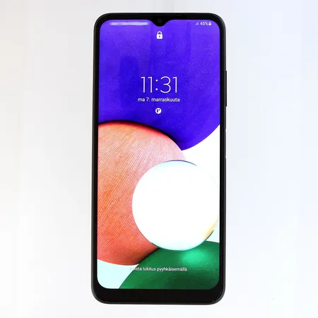 Älypuhelin, Samsung Galaxy A22 5G, 128Gt, laturi ja kuitti