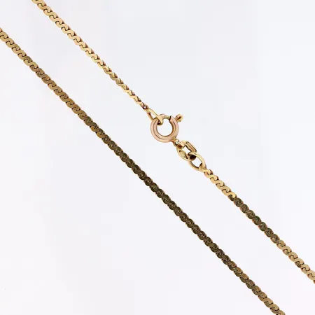 Kaulaketju, pituus 42,5cm, leveys 1,6mm, 585,  Paino: 4,4 g