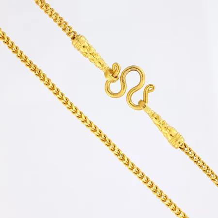 Kaulaketju, pituus 63,5cm, leveys 2,2mm, 965,  Paino: 30,4 g