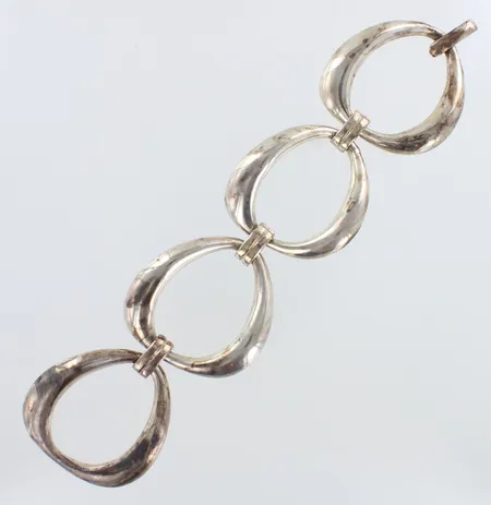 Rannekoru, leveys 44,3mm, pituus 195mm, 925,  Paino: 31,3 g