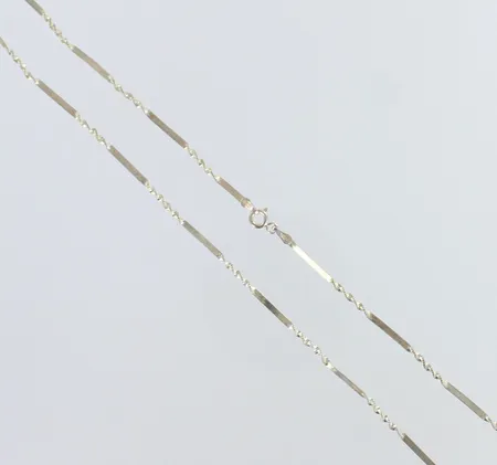 Kaulaketju, pituus 49cm, 925,  Paino: 3 g