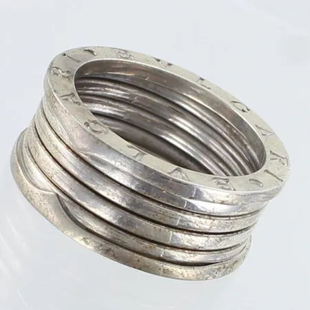 Kuvioitu sormus, leveys 10,5mm, koko 20¼, 925,  Paino: 9,4 g