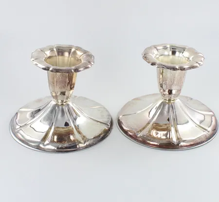 Kynttilänjalat, korkeus 60mm, Kultakeskus, 830br, 127,3 Paino: 127,3 g