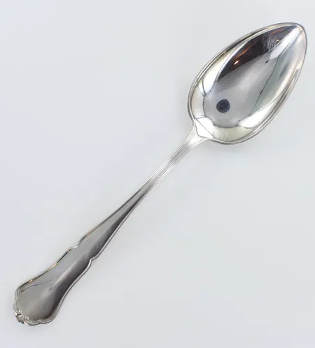 Ruokalusikka, Chippendale, pituus 205mm, 830,  Paino: 62,6 g