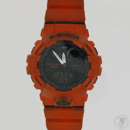 Rannekello Casio G-Shock Steptracker, käytön jälkiä, quartz, pituus 230mm, Ø 50mm, GBA--800. 