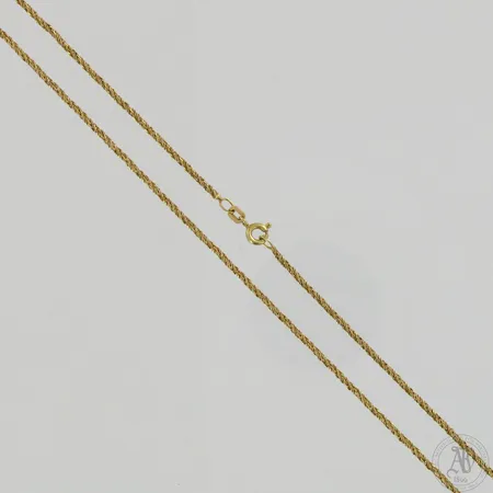 Kaulaketju, pituus 50cm, leveys 2mm, 750,  Paino: 5,3 g