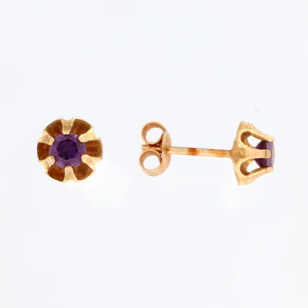 Kivikorvakorut, Ø 6mm, 585br,  Paino: 0,9 g