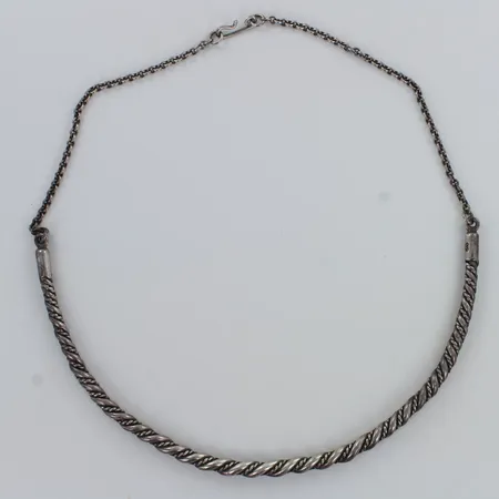 Kaulakoru, kalevala koru, Halikon lampolan kierre,Ø130mm,  925,   Paino: 32,7 g