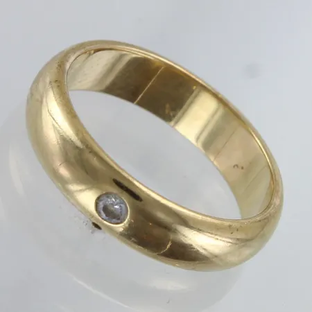Timanttisormus 1xn.0.03ct, koko 16, 585,  Paino: 4 g