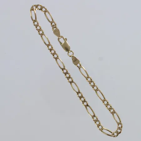 Figaro-ranneketju, pituus 195mm, leveys 3,5mm, 585,  Paino: 5,1 g