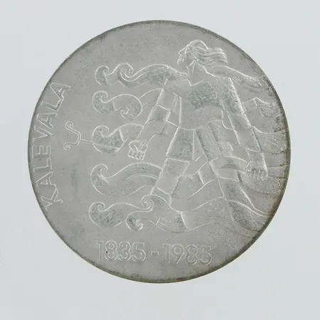 Hopearaha, Kalevala 1835-1985, nimellisarvo 50mk, 500,  Paino: 20,1 g