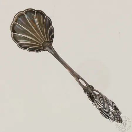 Sokerilusikka, Käpy, pituus 114mm, 813,  Paino: 11,6 g