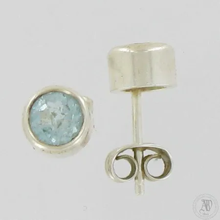 Topaasi-korvakorut, Lähde, Kalevala koru, Ø 7mm, 925br, Paino: 2,6 g