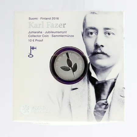 Juhlaraha Karl Fazer ja suomalaisuus, 10 euroa, 500,  Paino: 10 g