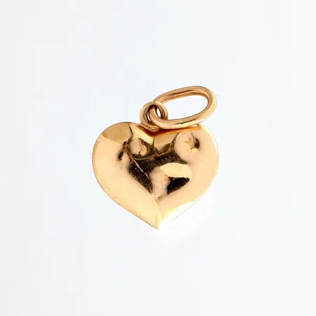 Sydänriipus, painaumia, korkaus 16mm, 585,  Paino: 0,5 g