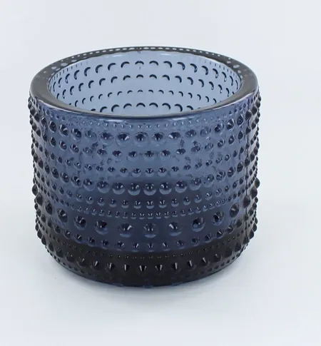 Tuikkulyhty Iittala, Kastehelmi, korkeus 64mm, sininen
