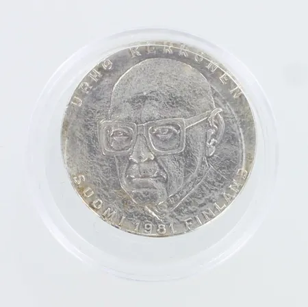 Juhlaraha, Urho Kekkonen 1981, nimellisarvo 50mk, 500, Paino: 20 g