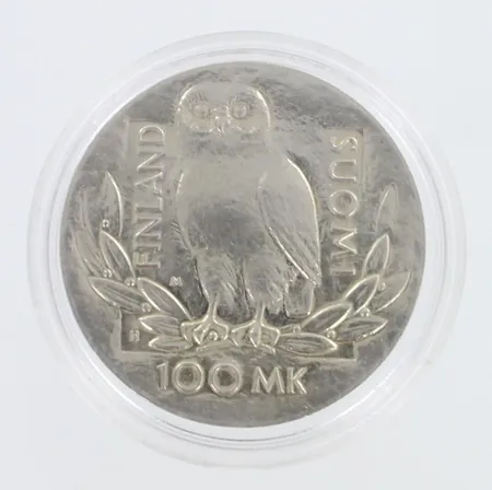 Juhlaraha, Helsingin yliopisto 1640-1990, nimellisarvo 100mk, 830, Paino: 0 g