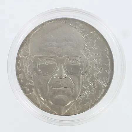 Juhlaraha, Urho Kekkonen 1975, nimellisarvo 10 markkaa, 500, Paino: 23,5 g