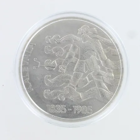 Hopearaha, Kalevala 1835-1985, nimellisarvo 50mk, 500, Paino: 20 g