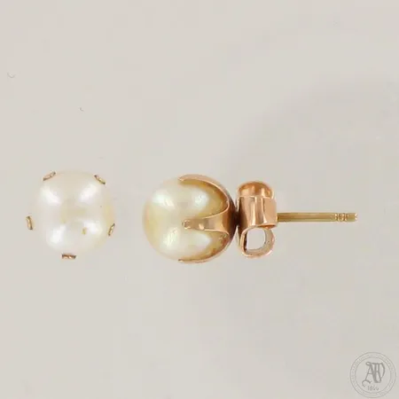 Helmikorvakorut, Ø 7mm, 585br,  Paino: 1,7 g