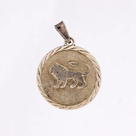Horoskooppi-riipus, Leijona, korkeus 24mm, 925,  Paino: 2,6 g